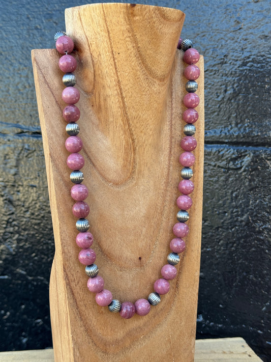 21.5-22.5" Rhodonite