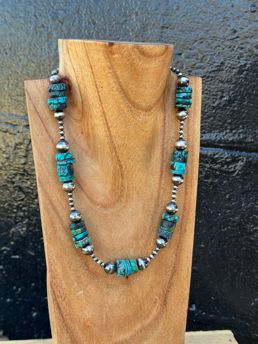 18-19.5" Genuine Turquoise