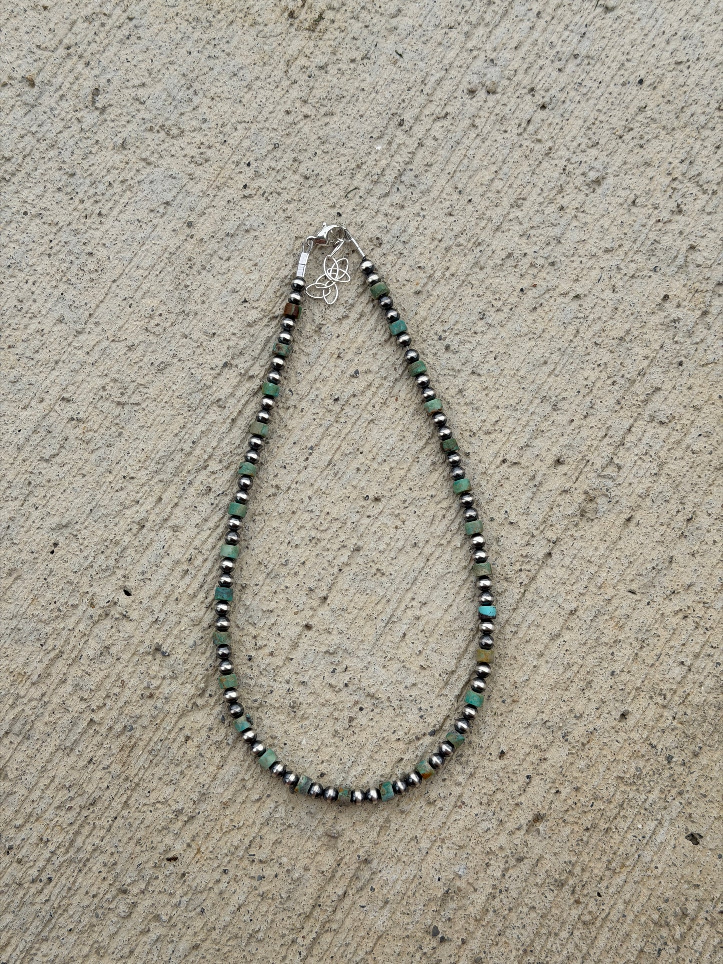 13.5-15" Pearl & Hubei Turquoise
