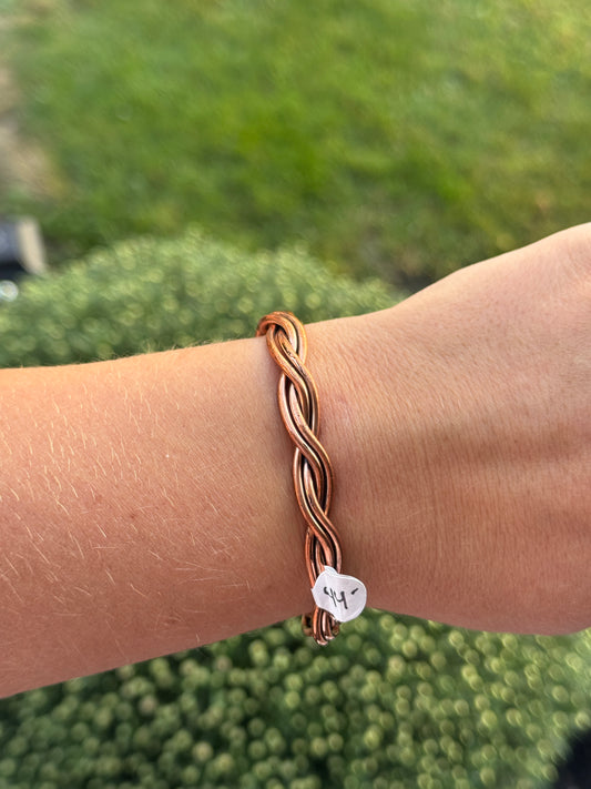 Copper Twist Cuff