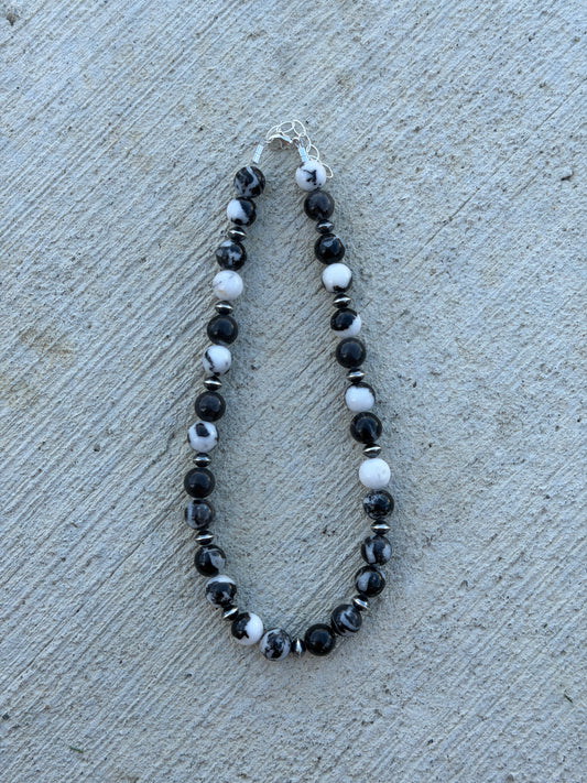 15-16.5" Zebra Jasper
