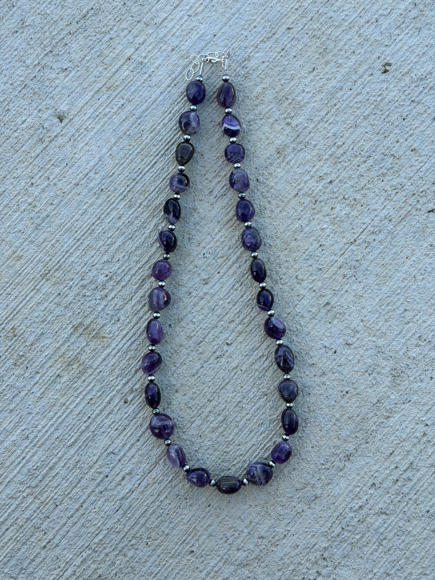 19-20.5" Purple Amethyst