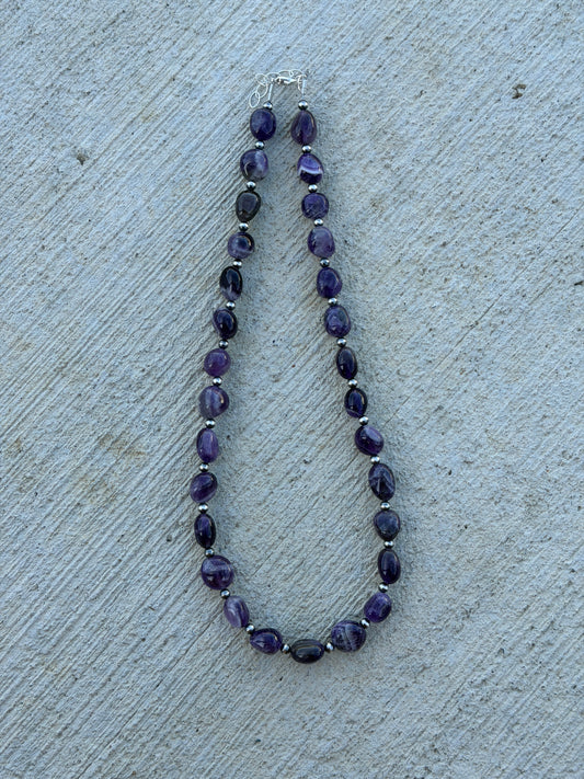 19-20.5" Purple Amethyst