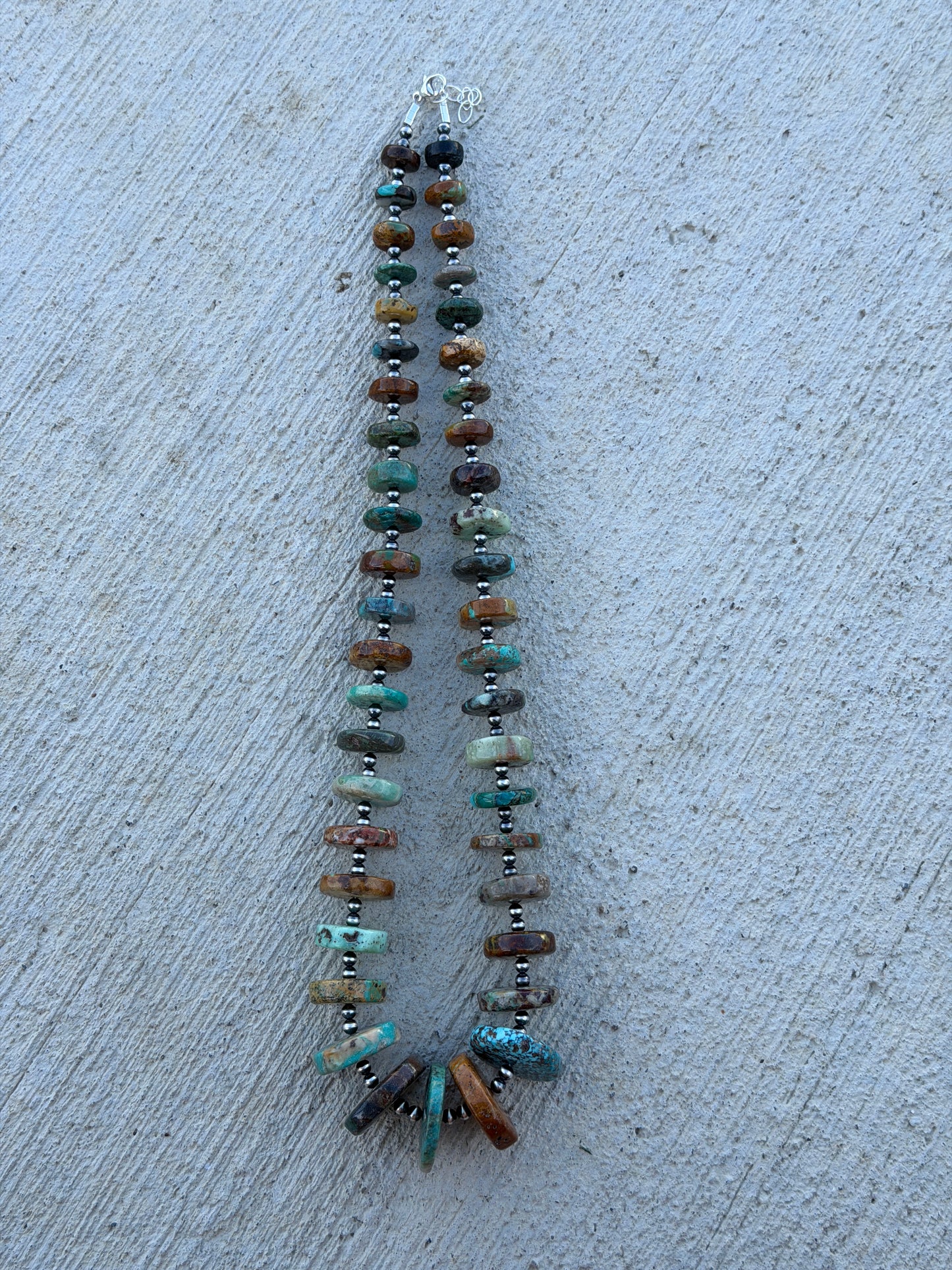 24.5-26" Genuine Turquoise