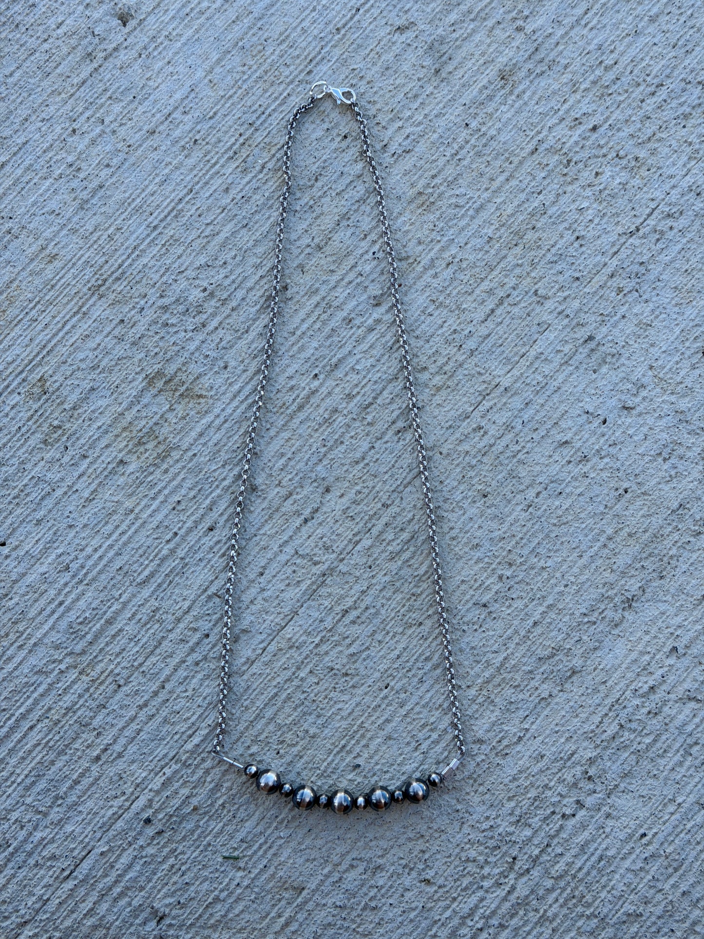18" 4&7mm Sterling Pearl BN