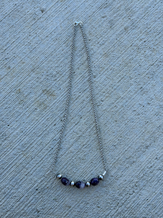 18" Purple Amethyst BN