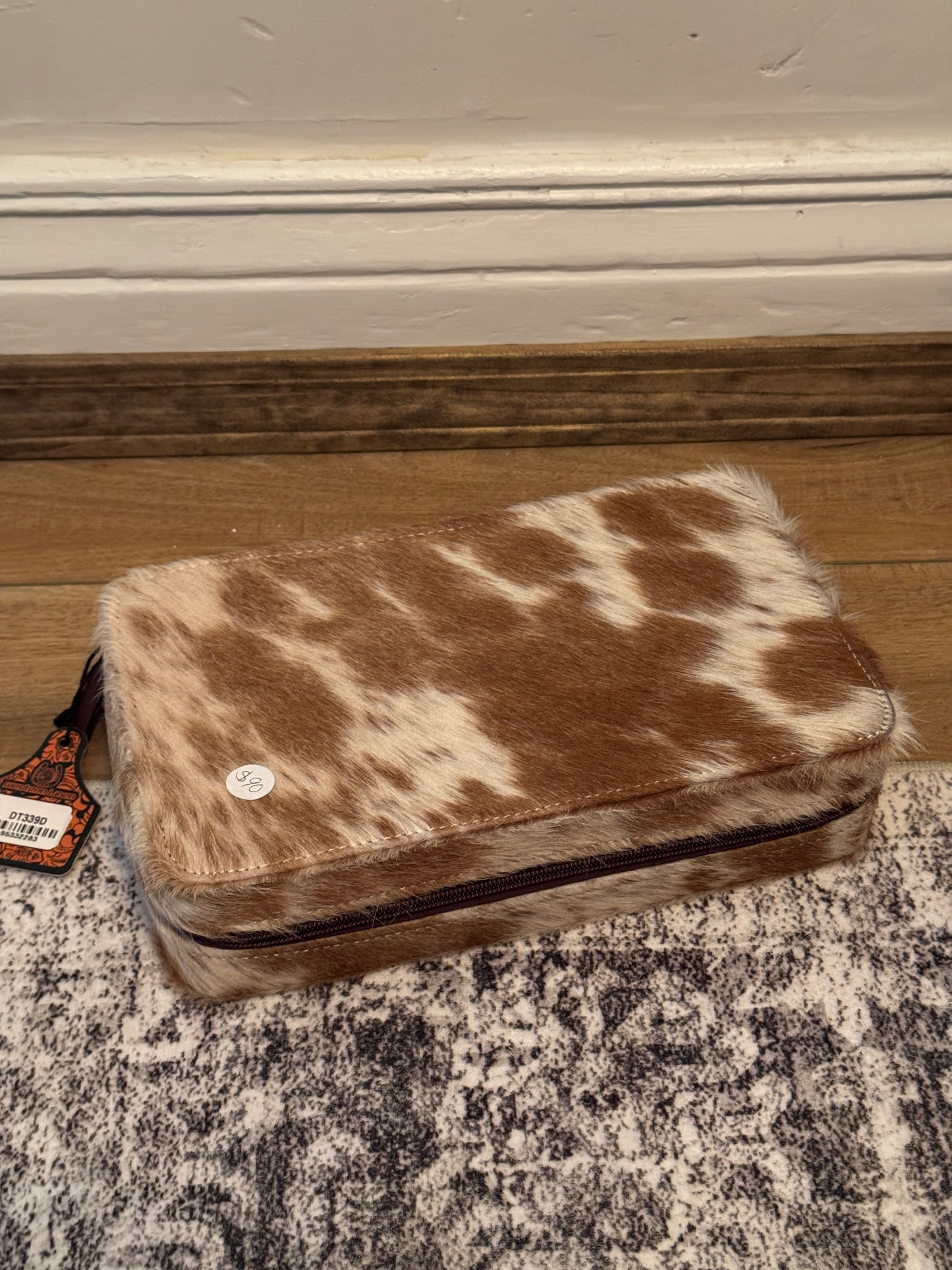 Light Cowhide Jewelry Box