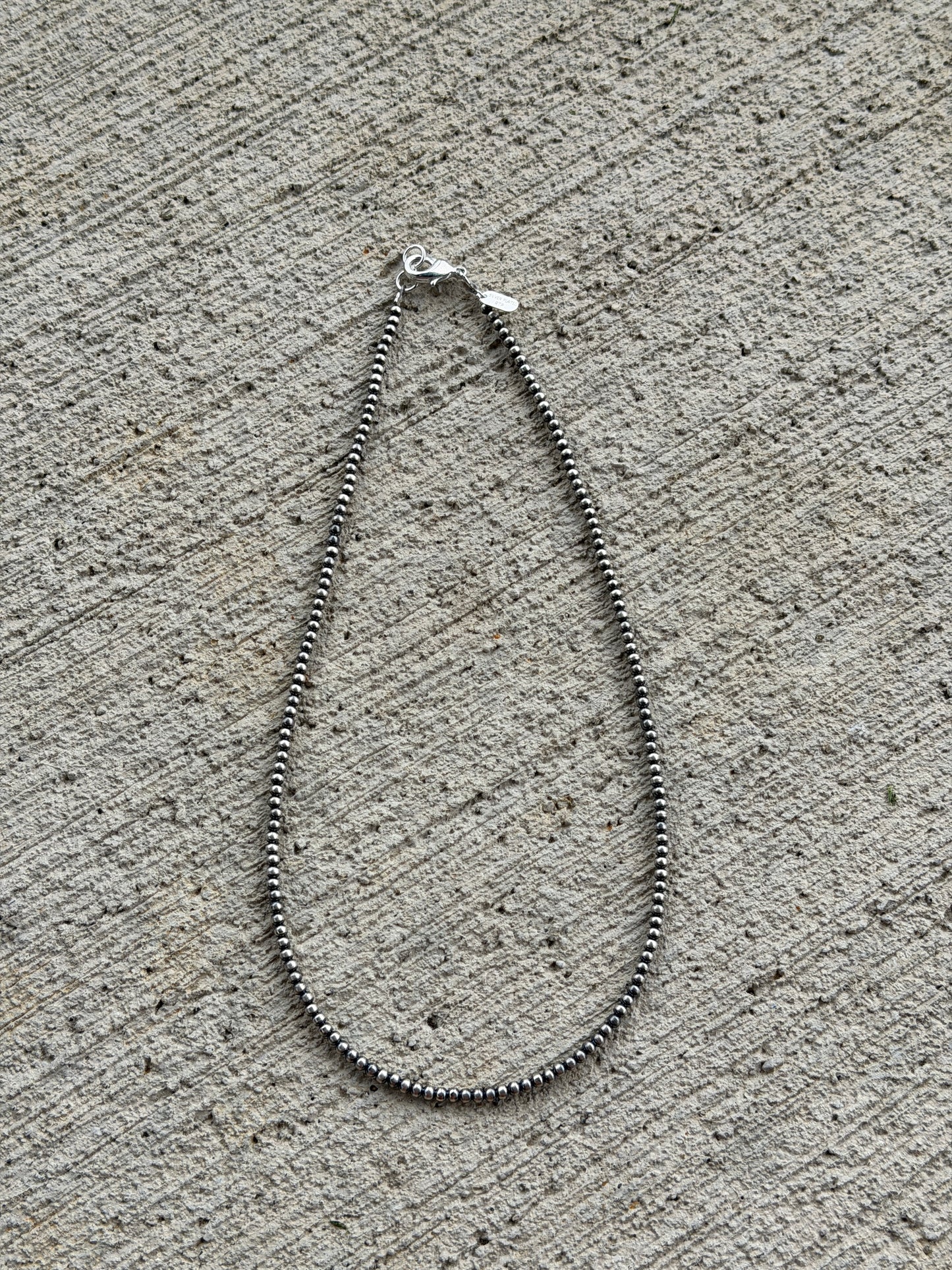 18" 3mm Silver Plated