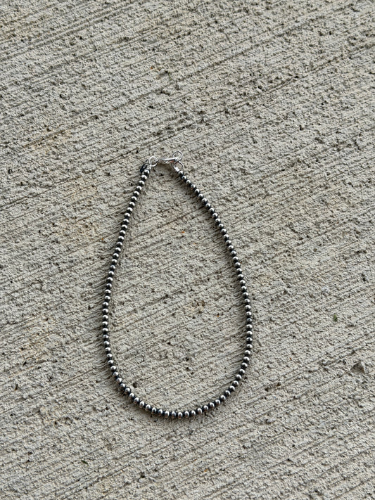 14" 4mm Silver Plated