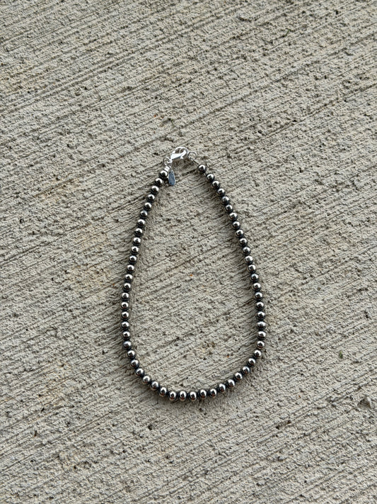 14" 6mm Silver Plated