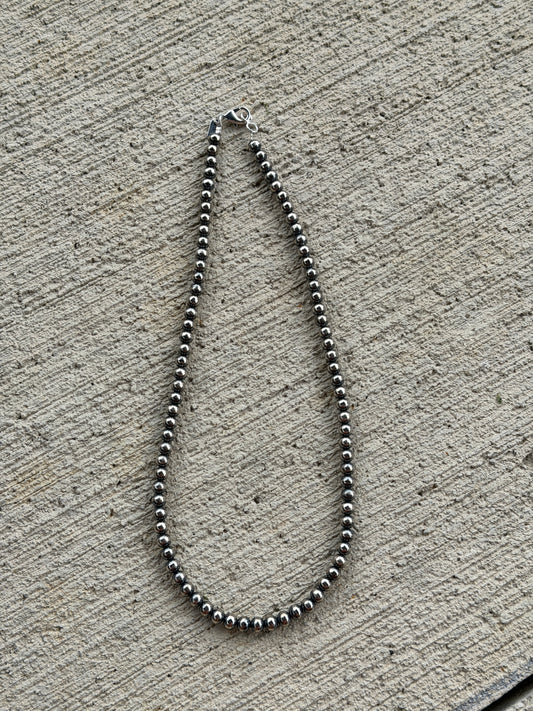 20" 6mm Silver Plated