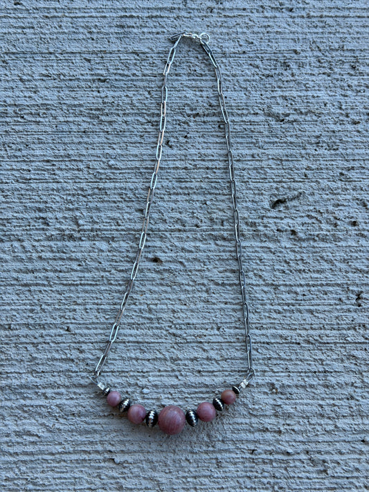16" Rhodonite & Saucer BN