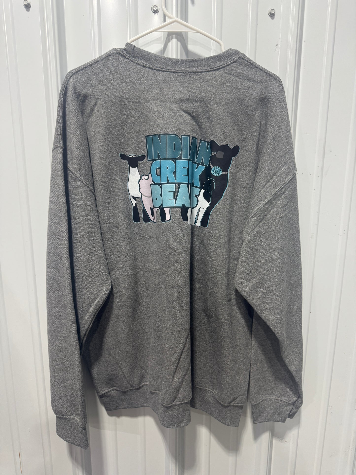 Heather Logo Gildan Crewneck