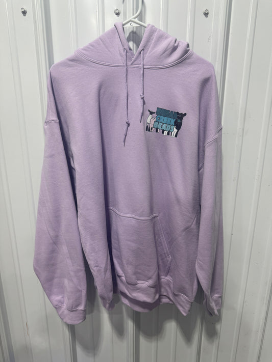 Purple Logo Gildan Hoodie