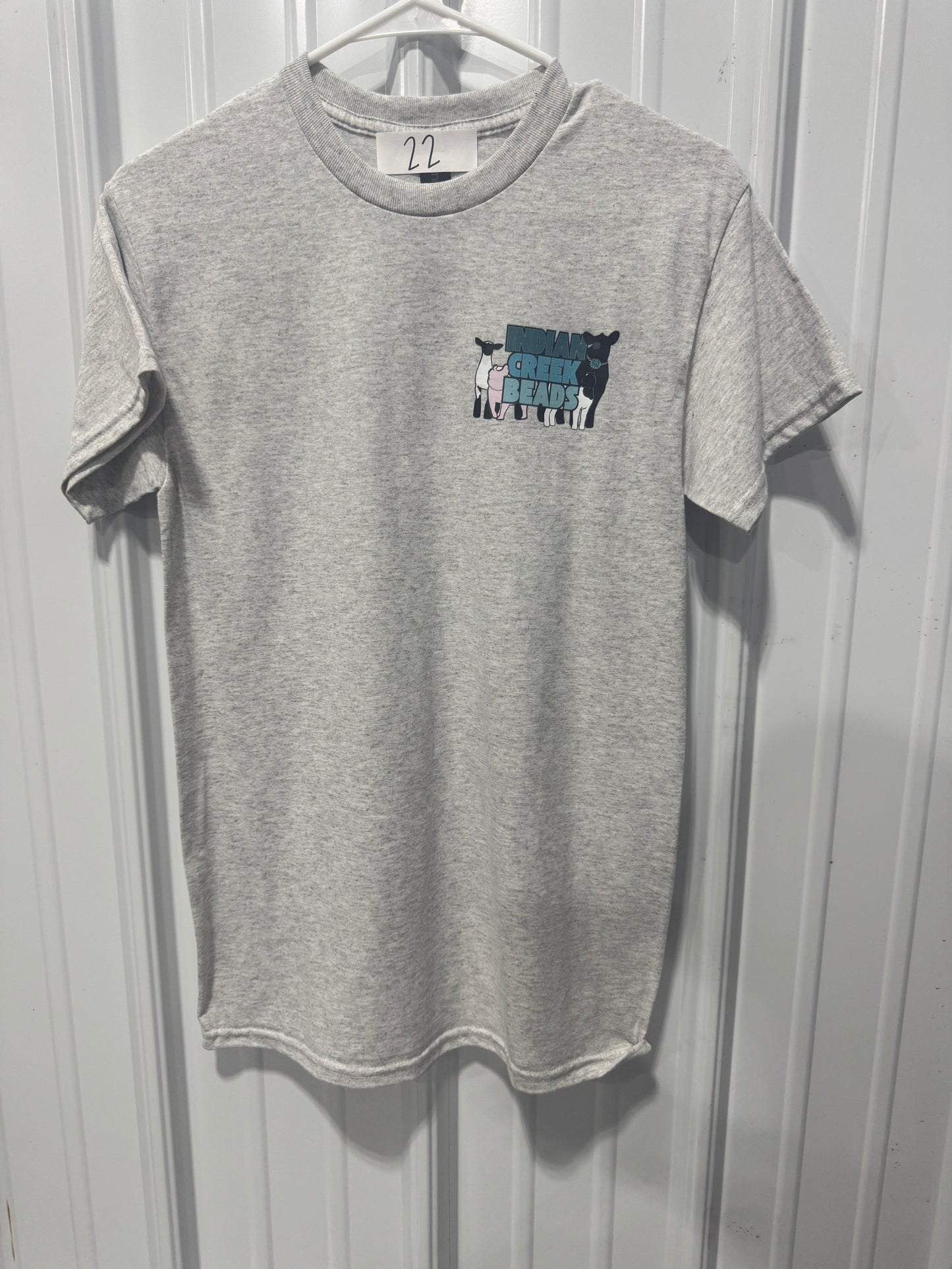 Light Gray Logo Gildan T-Shirt