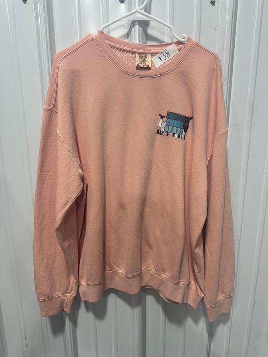 Peach Comfort Colors Crewneck