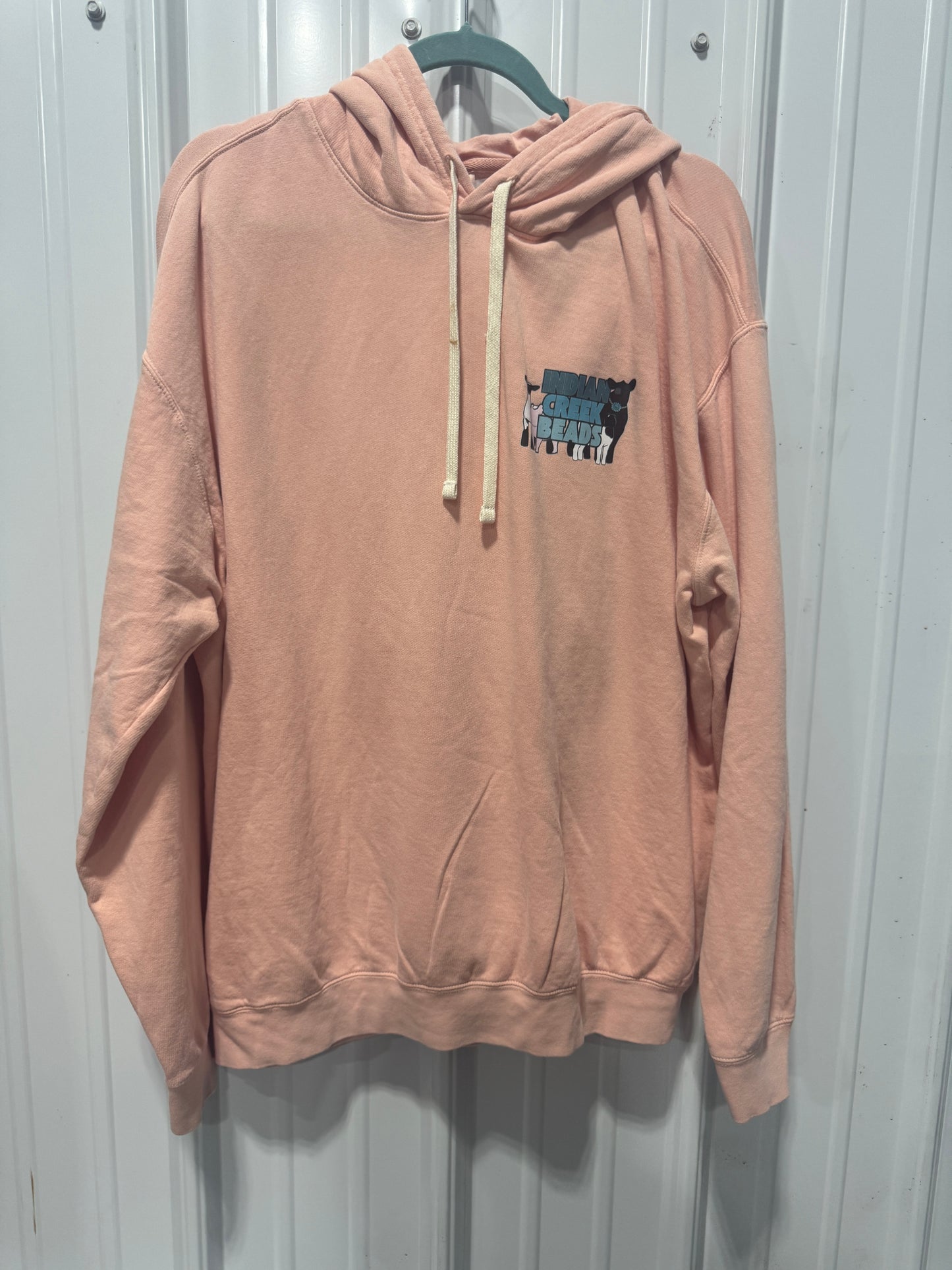 Peach Logo Comfort Colors Hoodie