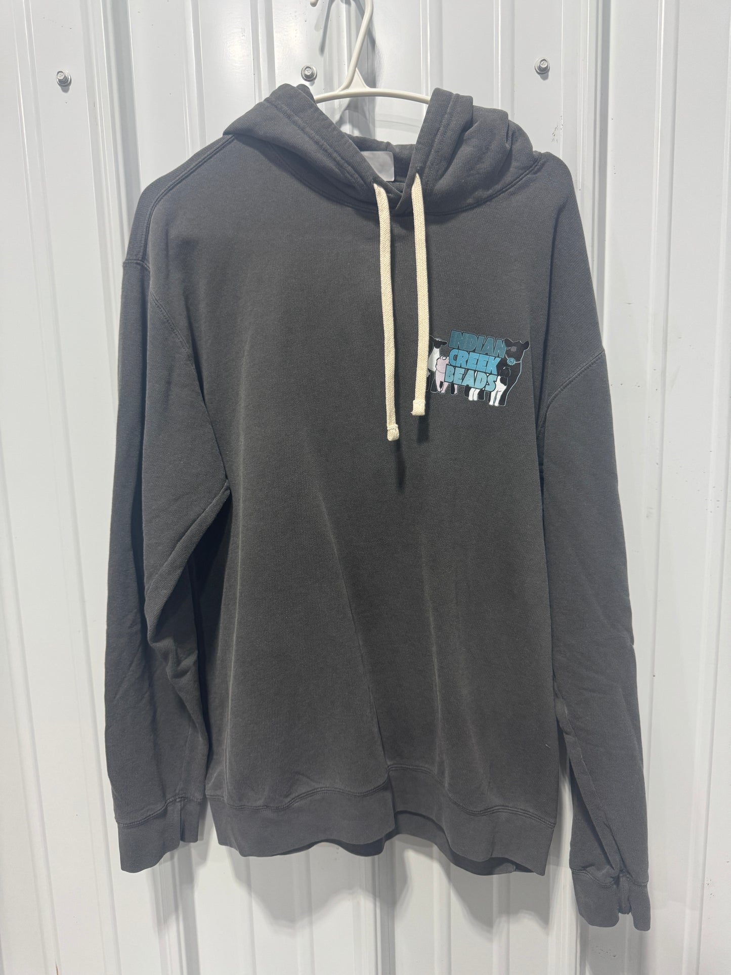 Charcoal Logo Comfort Colors Hoodie