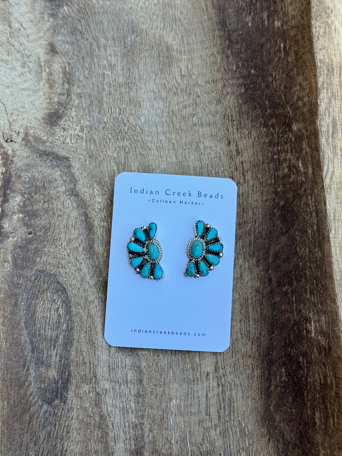 Kingman Half Cluster Earrings