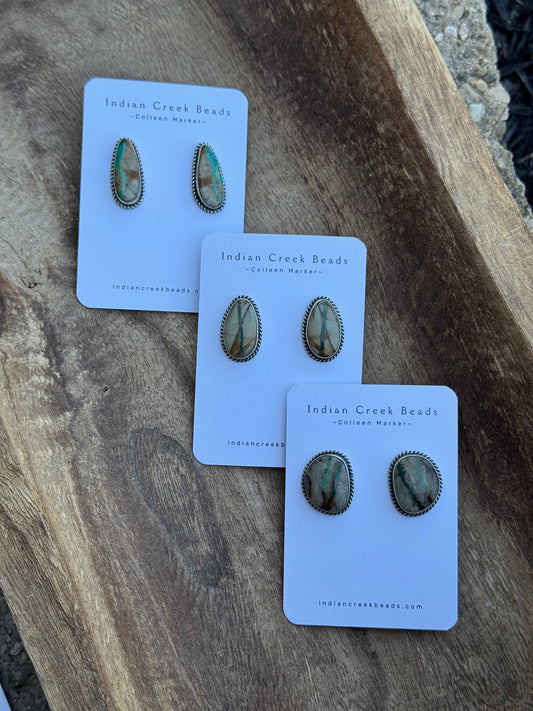 Boulder Turquoise Earrings