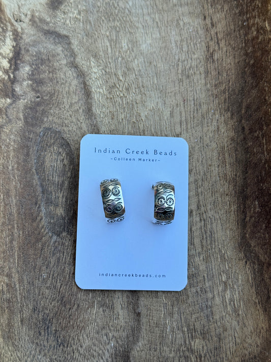 Sterling Large Hoops