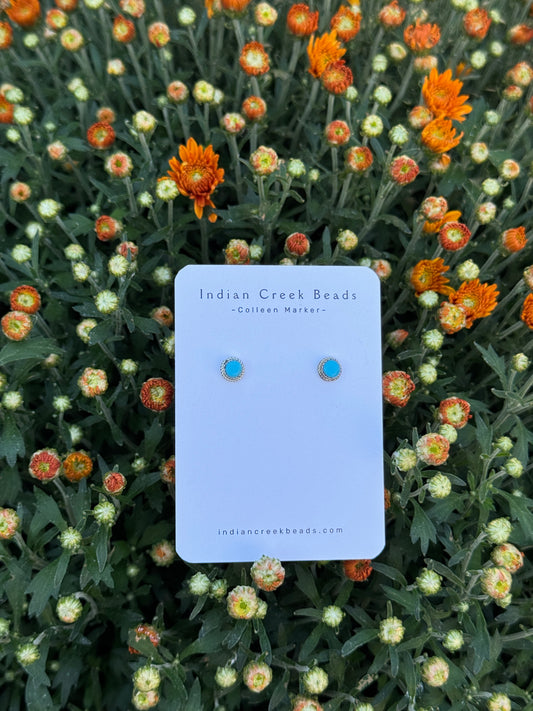Turquoise Simple Studs