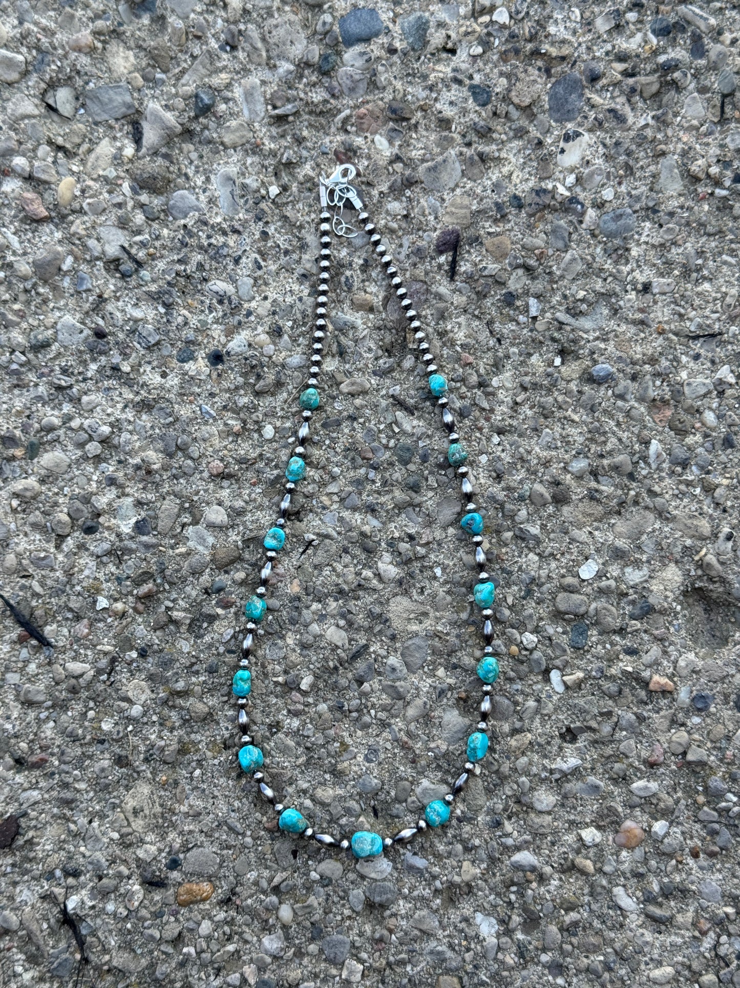 19.5-21" Nevada Blue Ridge Turquoise