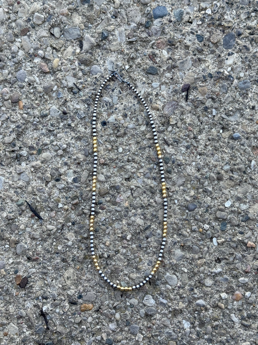 18" Sterling Pearl & 4mm Gold
