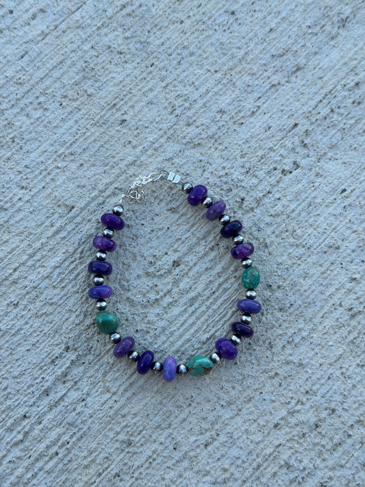 7-8" Charoite & Turquoise