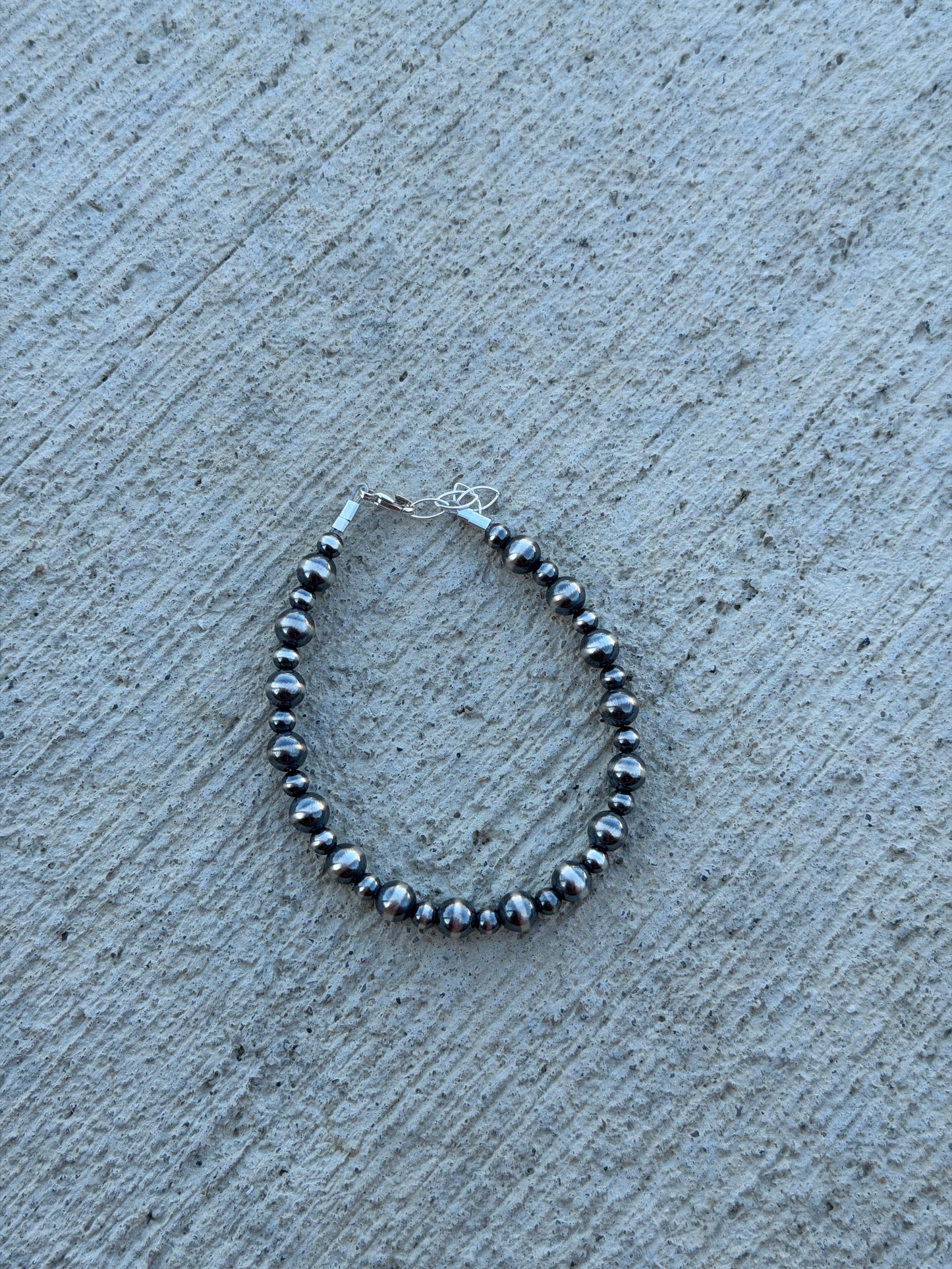 7-7.5" 4&6mm Sterling Pearl