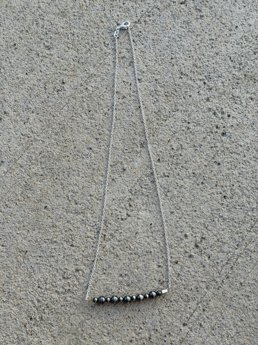 19" 4&6mm Sterling Pearl BN