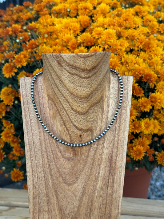 14.5-16" 4mm Sterling Pearl