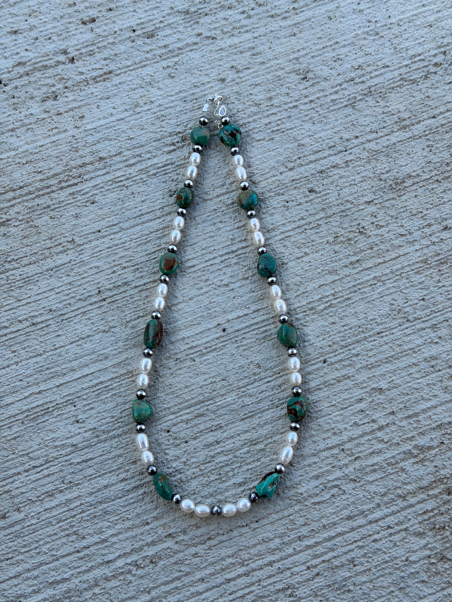 18.5-20" Freshwater & Turquoise