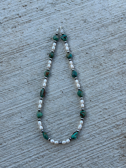 18.5-20" Freshwater & Turquoise