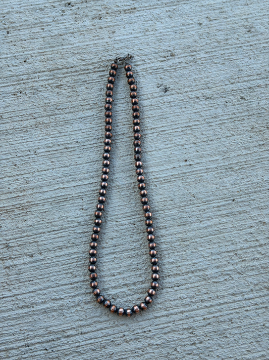 18" 6mm Copper Pearls