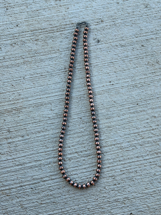 20" 6mm Copper Pearls