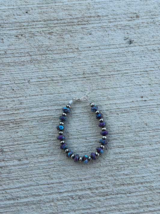 6.5-7" Purple Spotted Mohave