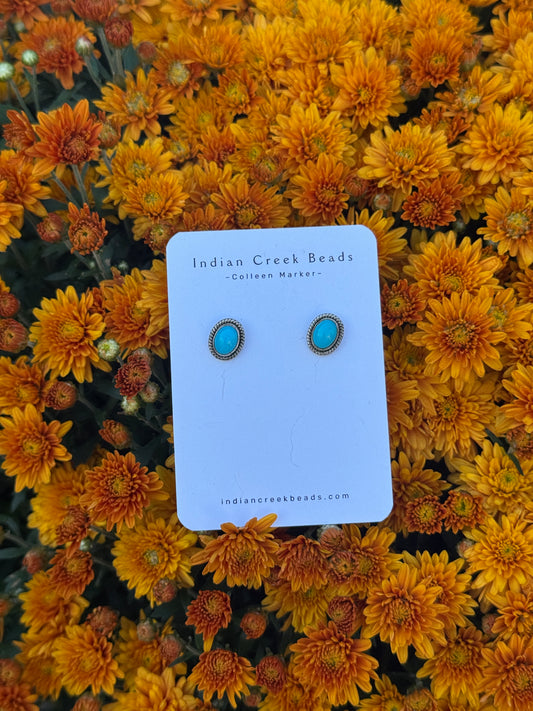 Turquoise Detail Earrings