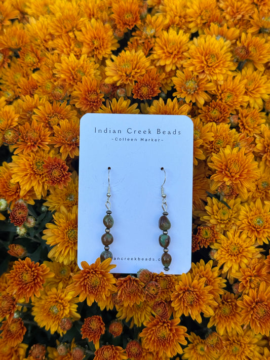 Genuine Turquoise Earrings