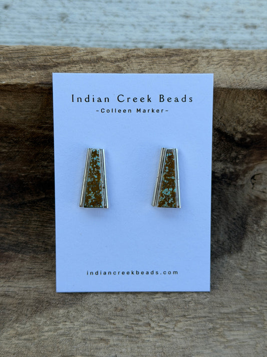 Number 8 Turquoise Earrings