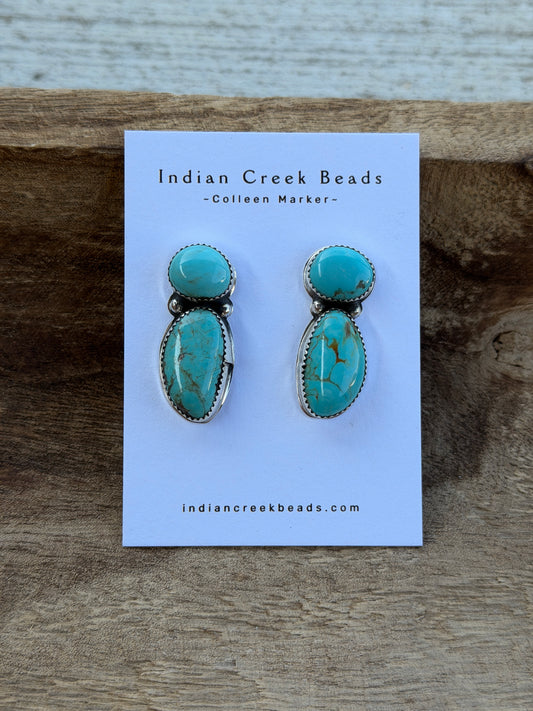 Turquoise Statement Earrings
