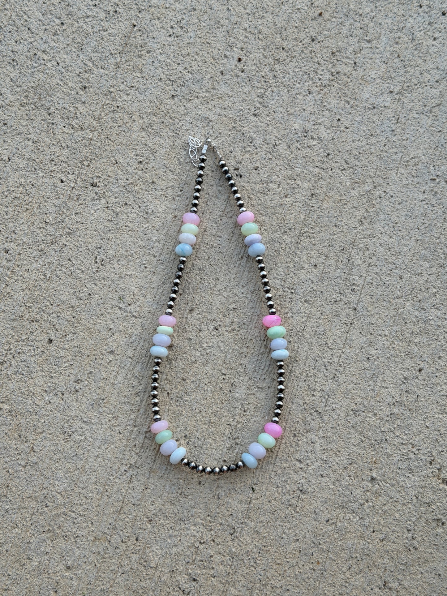 14.5-16" Pearl & Multi Color Opal