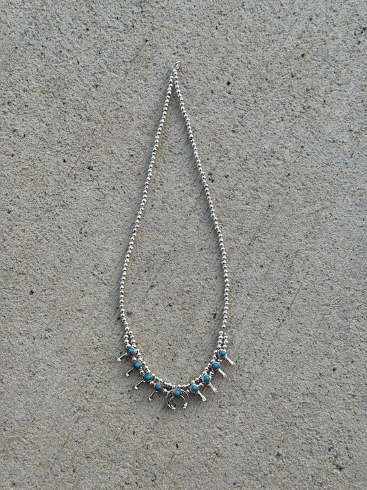 16" Mini Baby Squash with Turquoise
