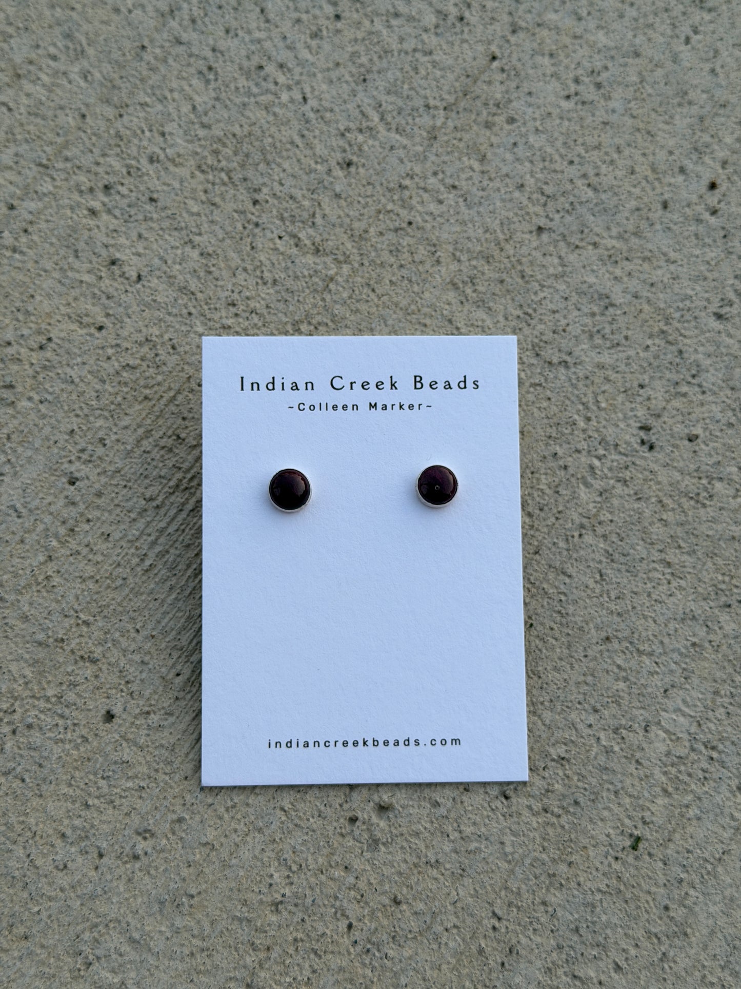 8mm Purple Spiny Studs