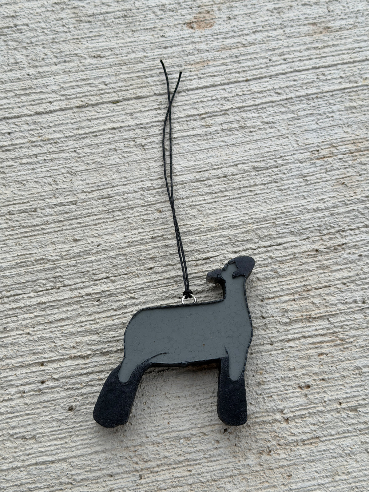Gray/Black Painted Sheep Freshie