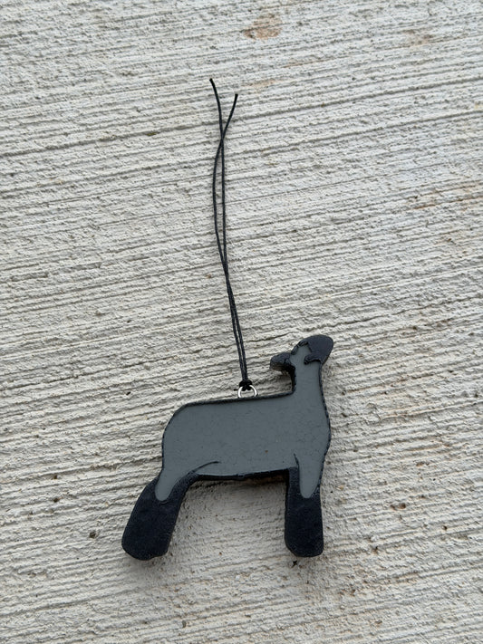 Gray/Black Painted Sheep Freshie