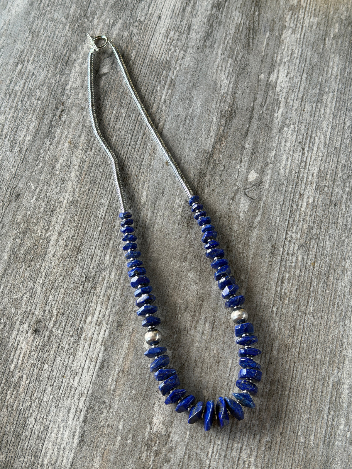 22" Graduated Blue Lapis