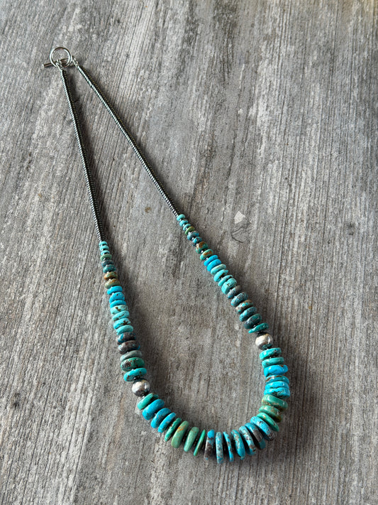 23" Graduated Moody Turquoise
