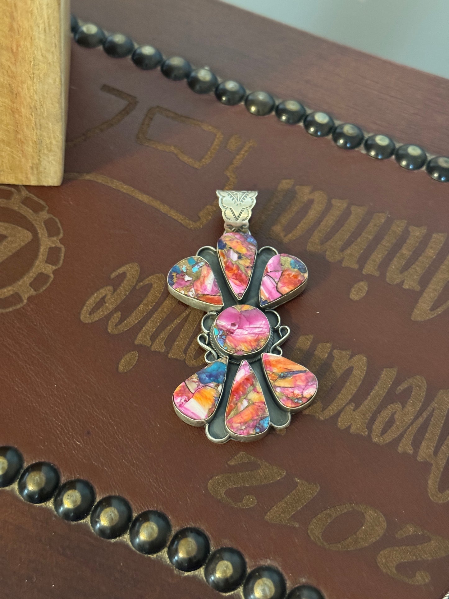 Pink Dahlia Pendant